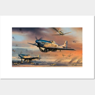 Mustang P-51 Posters and Art